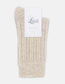 Angelina Cable Crew Sock (Chai)