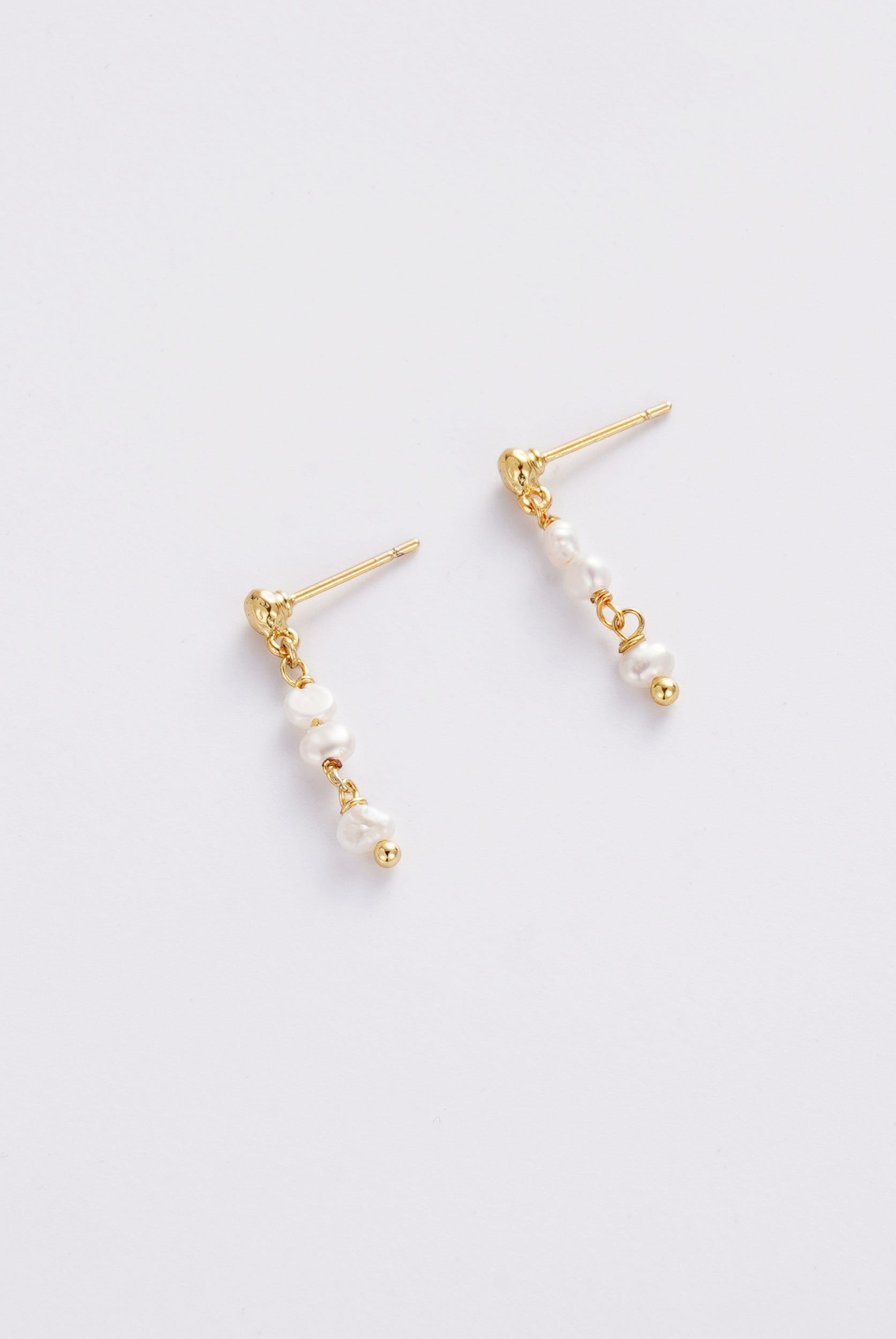 Zafino Annika Pearl Drop Stud Earring Gold | Women's Jewellery | Gretel Lane