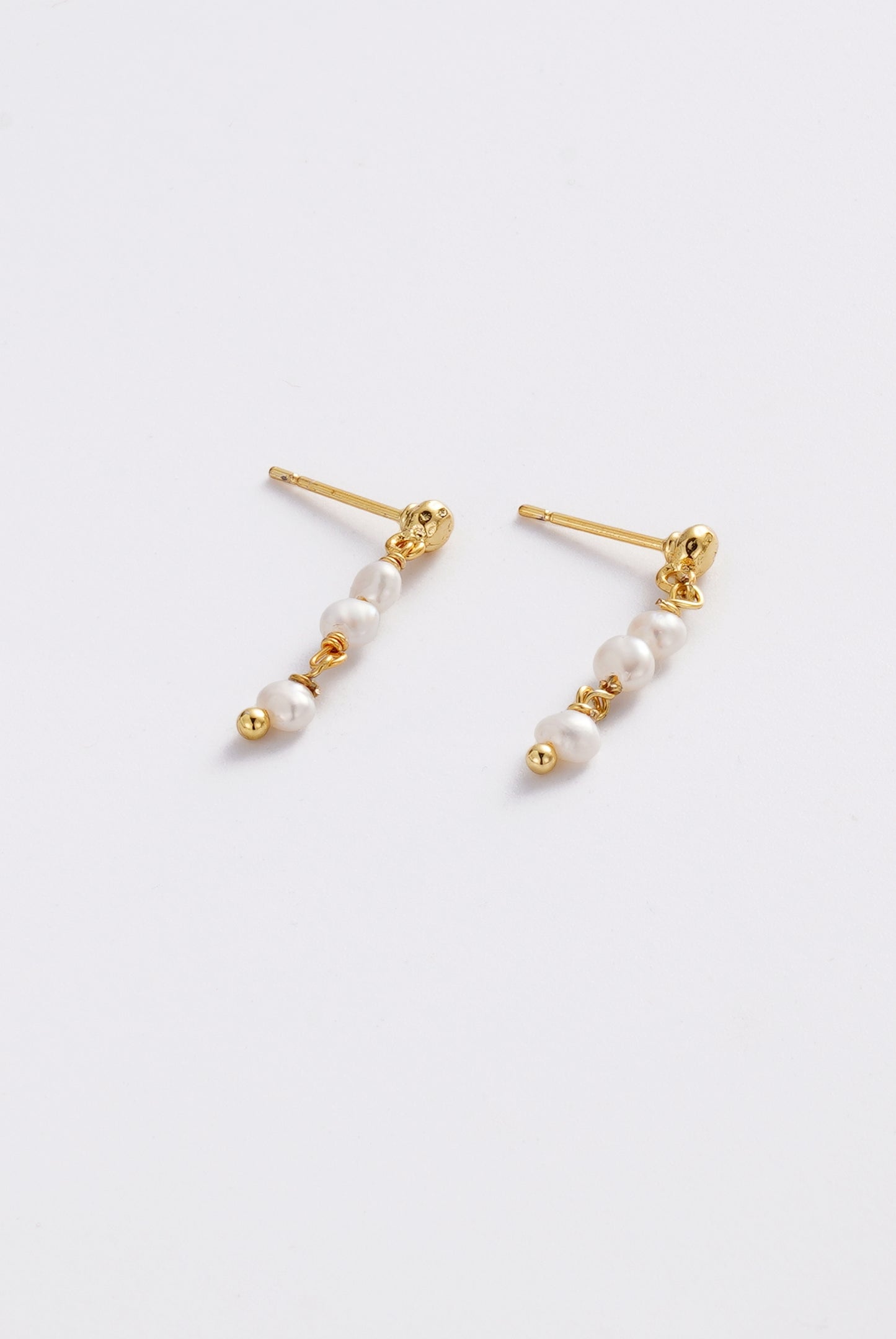 Zafino Annika Pearl Drop Stud Earring Gold | Women's Jewellery | Gretel Lane