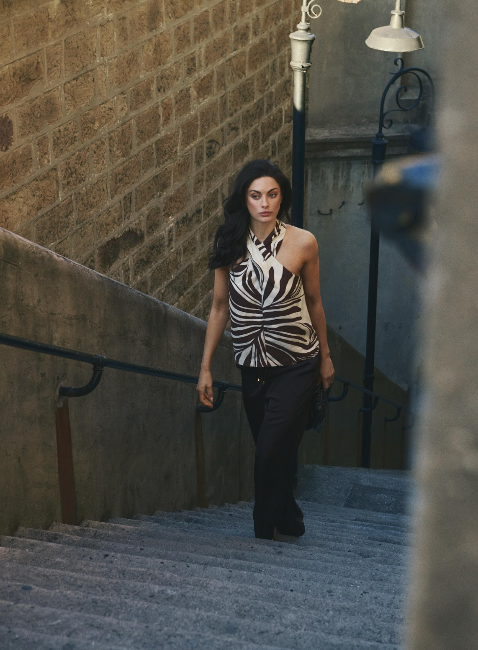Esmaee Argyle Halter Top | Women's Clothing | Gretel Lane