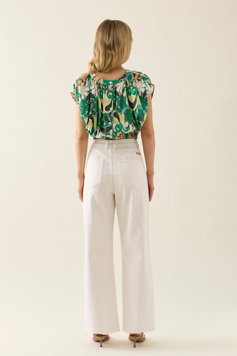 Aurora Reversible Crop Top (Paisley)