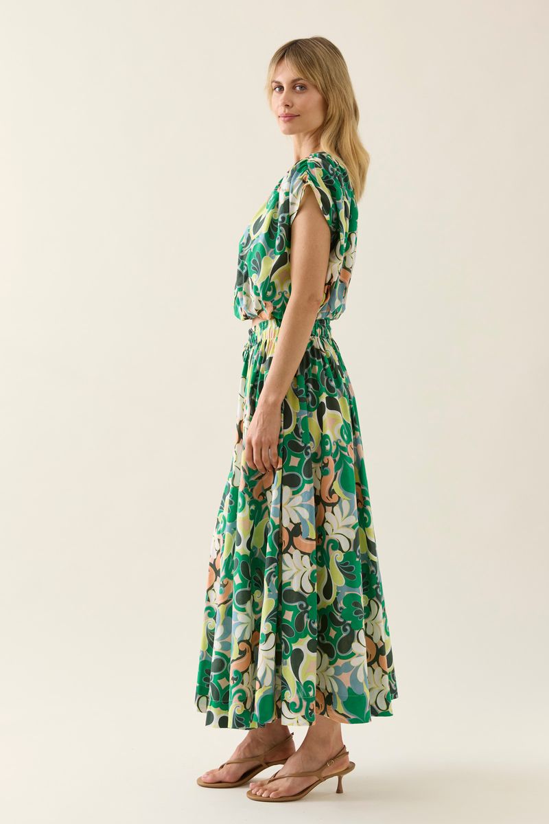 Aurora Reversible Crop Top (Paisley)