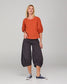Boom Shankar Women's Orange Cotton Ava Top | Gretel Lane