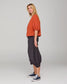 Boom Shankar Women's Orange Cotton Ava Top | Gretel Lane