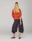 Boom Shankar Women's Orange Cotton Ava Top | Gretel Lane
