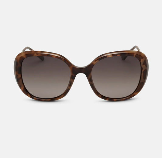 Locello Avery Round Polarised Tortoiseshell Sunglasses | Women's Sunglasses | Gretel Lane