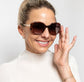 Locello Avery Round Polarised Tortoiseshell Sunglasses | Women's Sunglasses | Gretel Lane