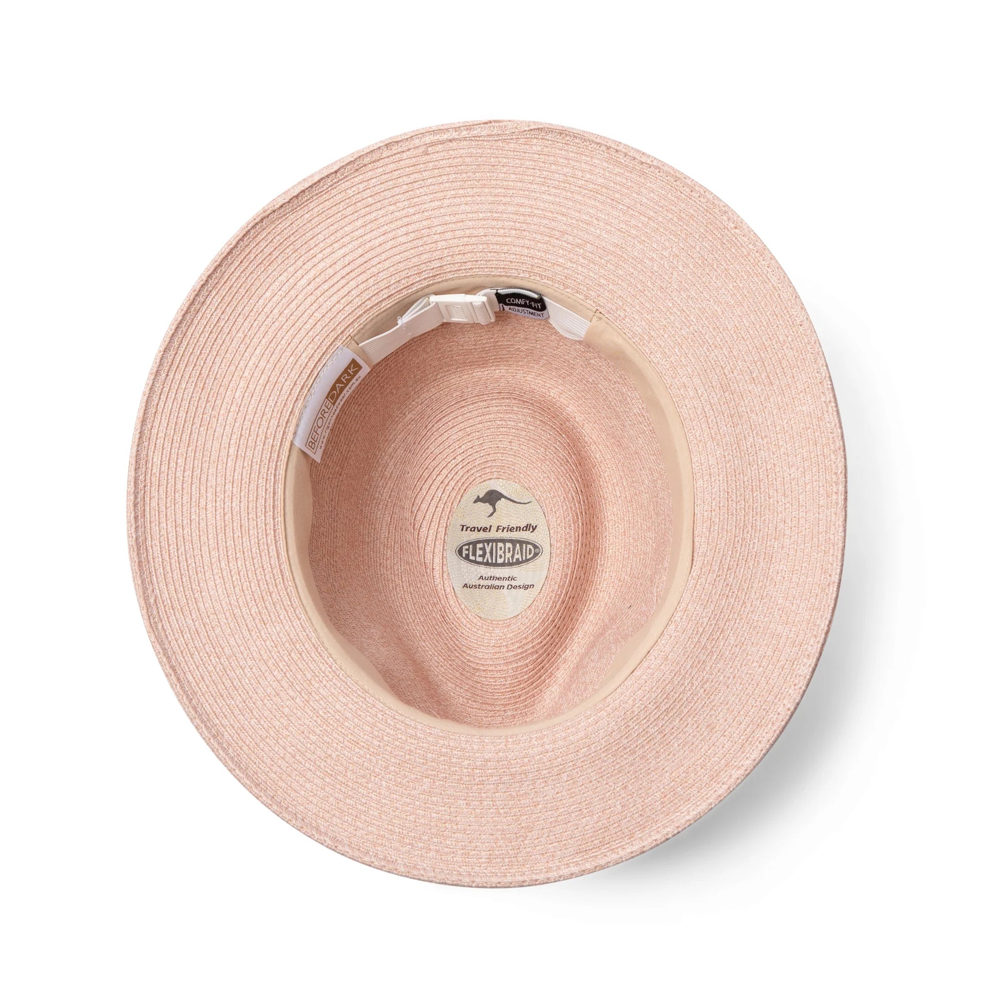 Before Dark Avoca Flexibraid Fedora Old Rose | Women's Hats | Gretel Lane