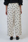 Cream and Black Polka Dot Women's Linen Pant | Gretel Lane
