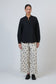 Cream and Black Polka Dot Women's Linen Pant | Gretel Lane