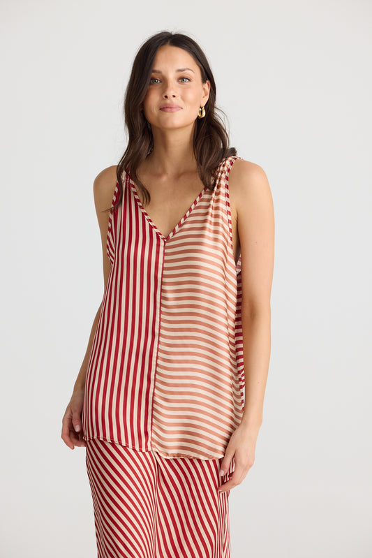 Aria Top (Allsorts Stripe)