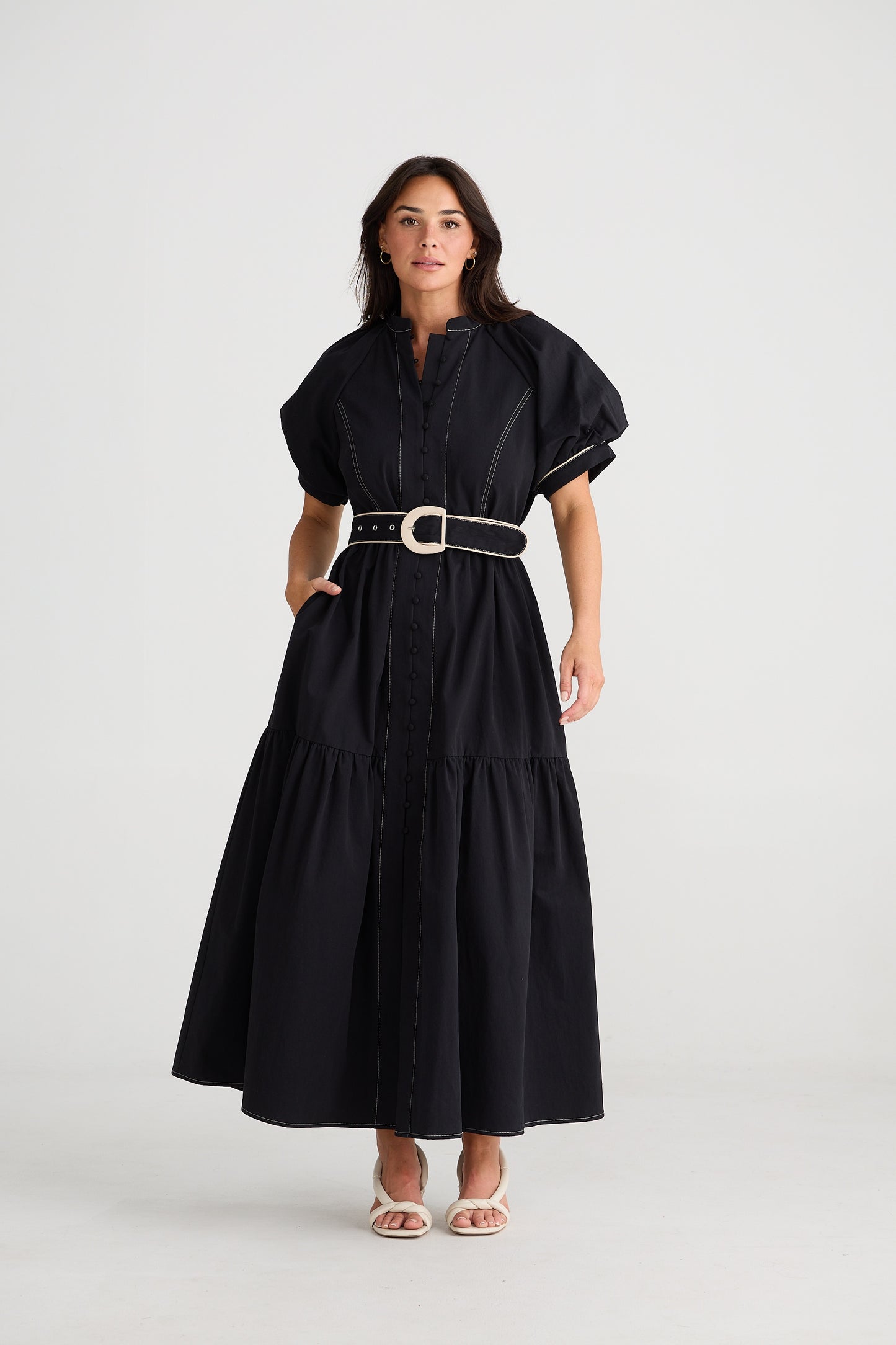 Amour Dress (Washed Black w Stone)