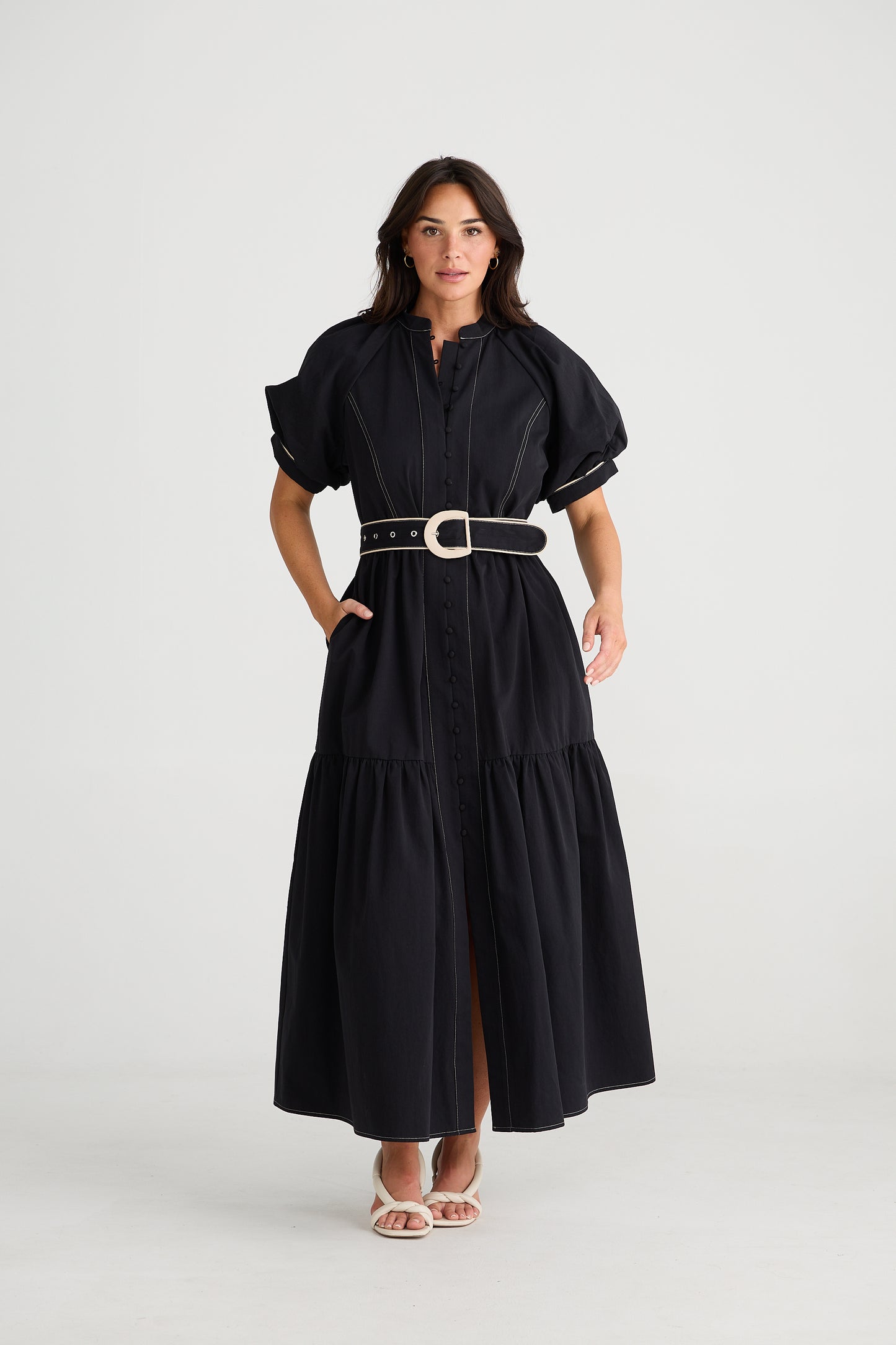 Amour Dress (Washed Black w Stone)