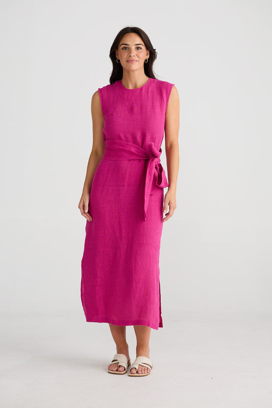 Turning Point Dress (Fuschia)