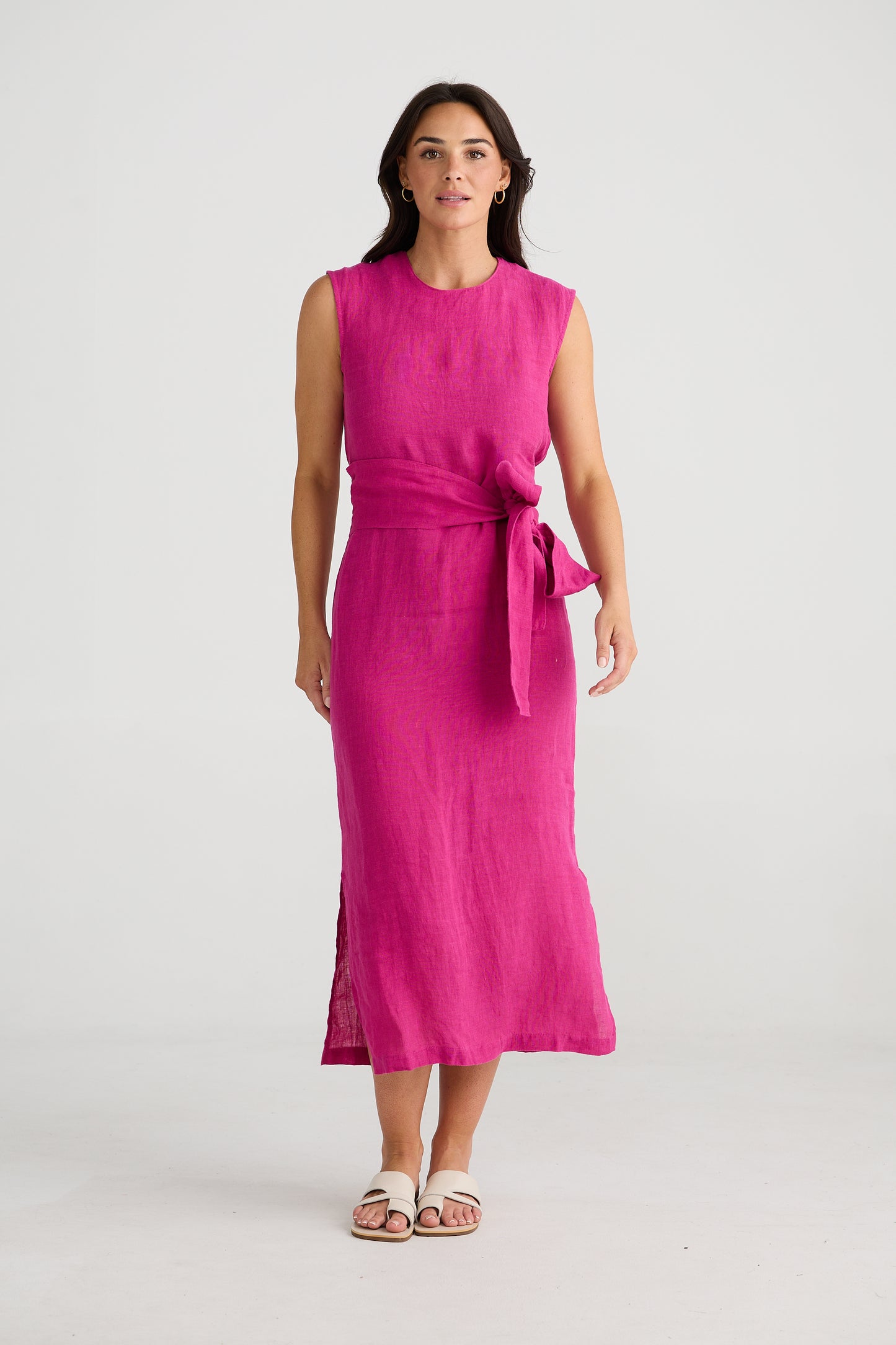 Turning Point Dress (Fuschia)