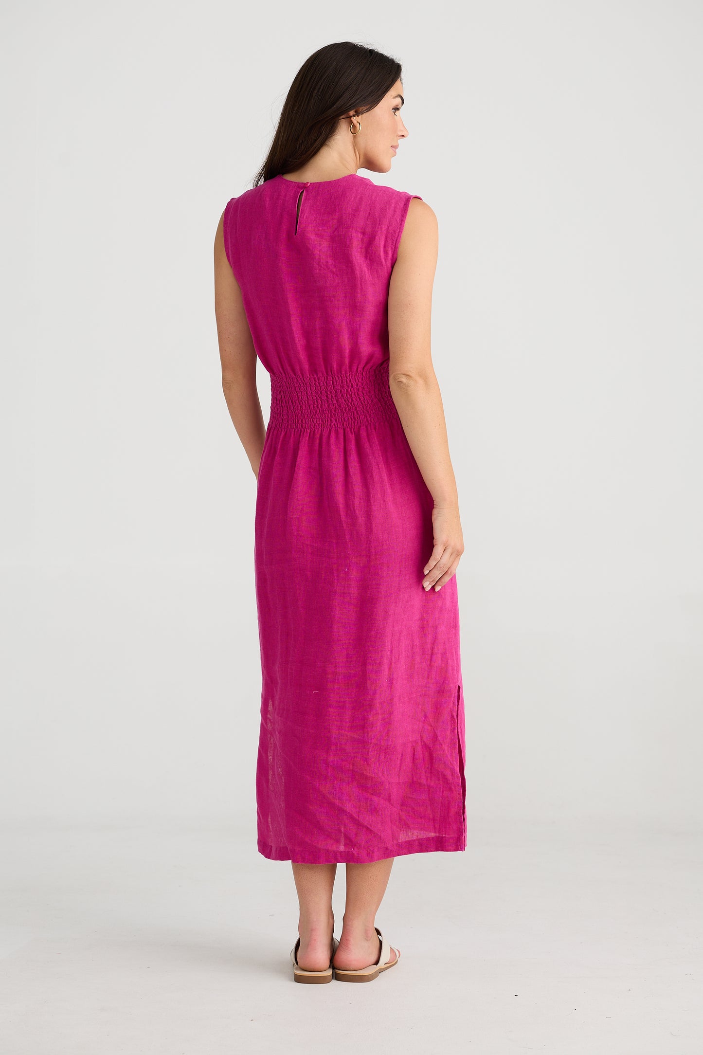 Turning Point Dress (Fuschia)