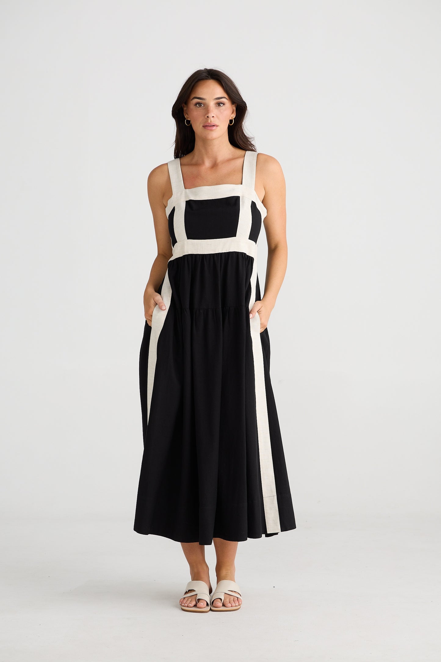 Jolie Dress (Black w/ Natural)