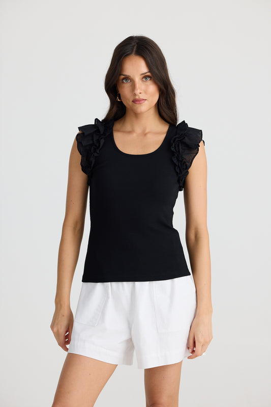 Frills Tank (Black)