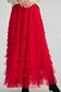 Chance Skirt (Berry Red)