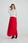 Chance Skirt (Berry Red)
