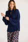 Penny Blouse (Navy)