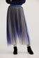 West End Skirt (Navy Ombre)