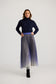 West End Skirt (Navy Ombre)