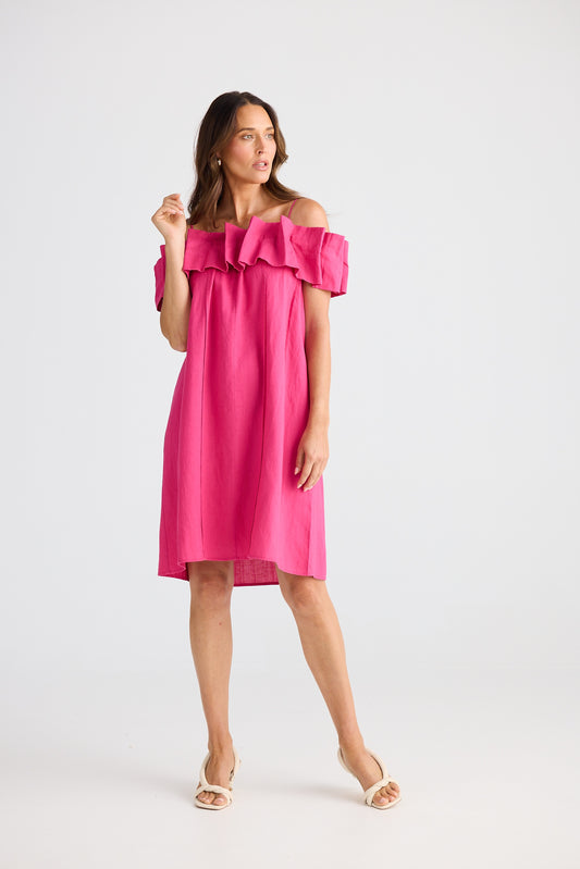 Osaka Dress (Fuchsia)