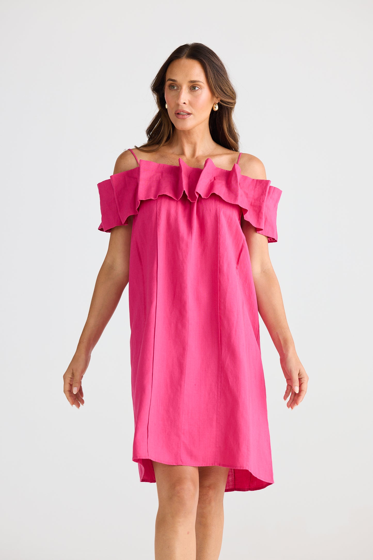 Osaka Dress (Fuchsia)