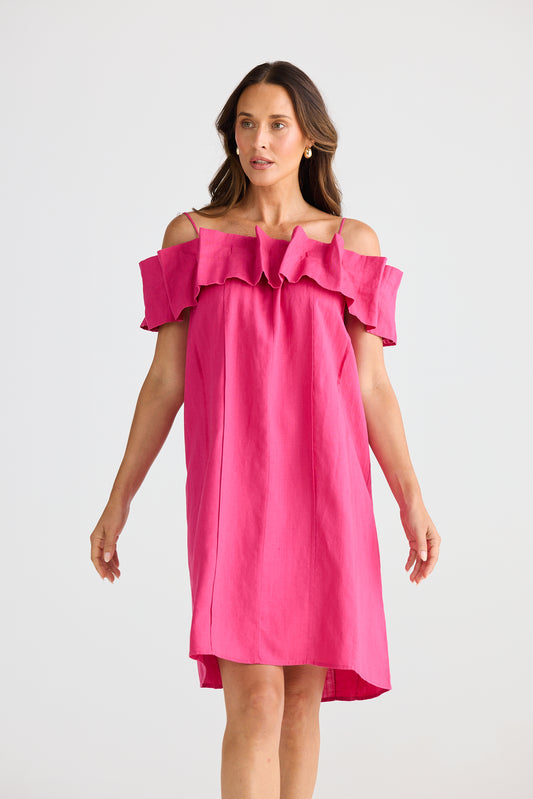 Osaka Dress (Fuchsia)