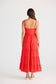 Gelato Midi Dress (Poppy Red)