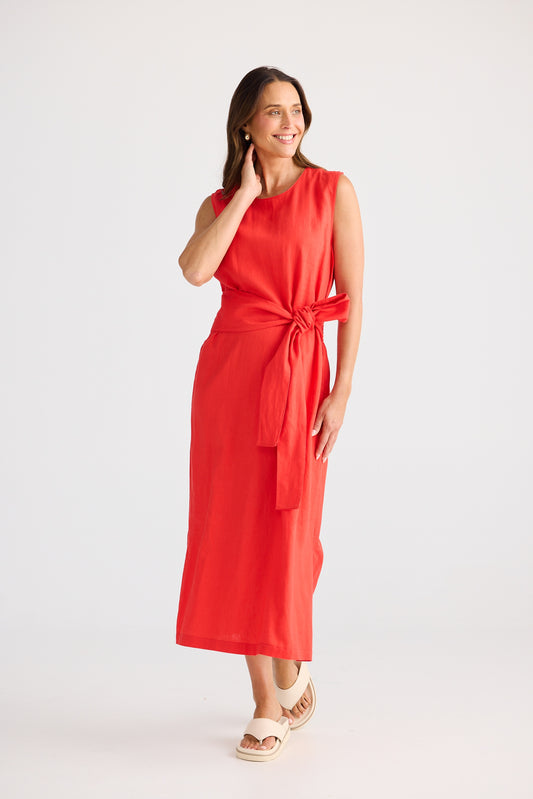 Turning Point Dress (Poppy Red)