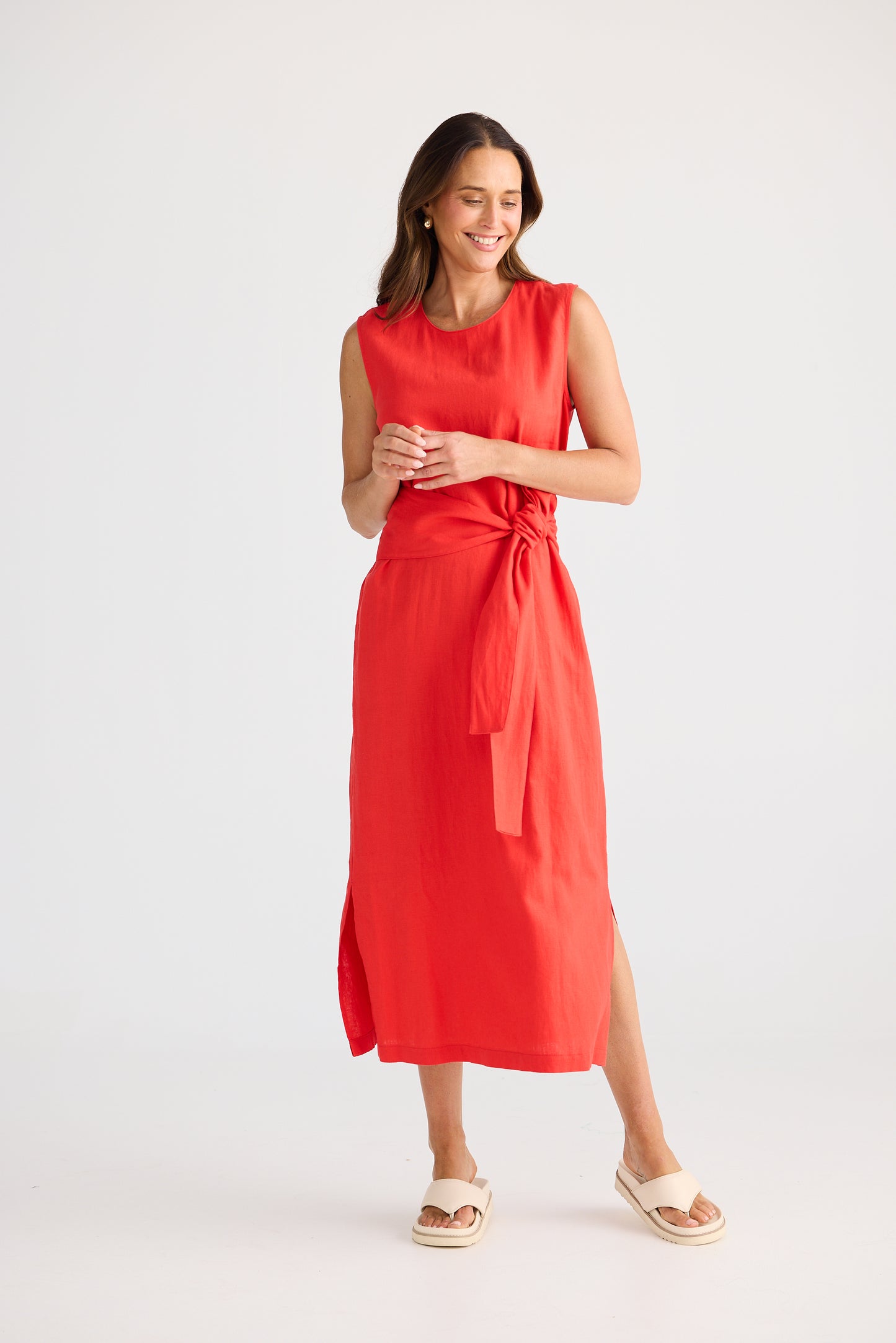Turning Point Dress (Poppy Red)