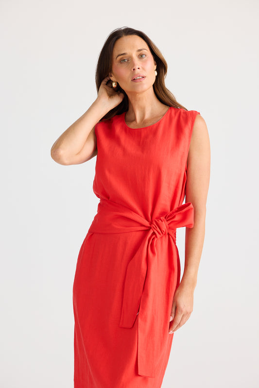 Turning Point Dress (Poppy Red)