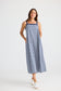 Erica Dress (Navy Gingham)
