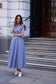 Lucy Skirt (Navy Gingham)
