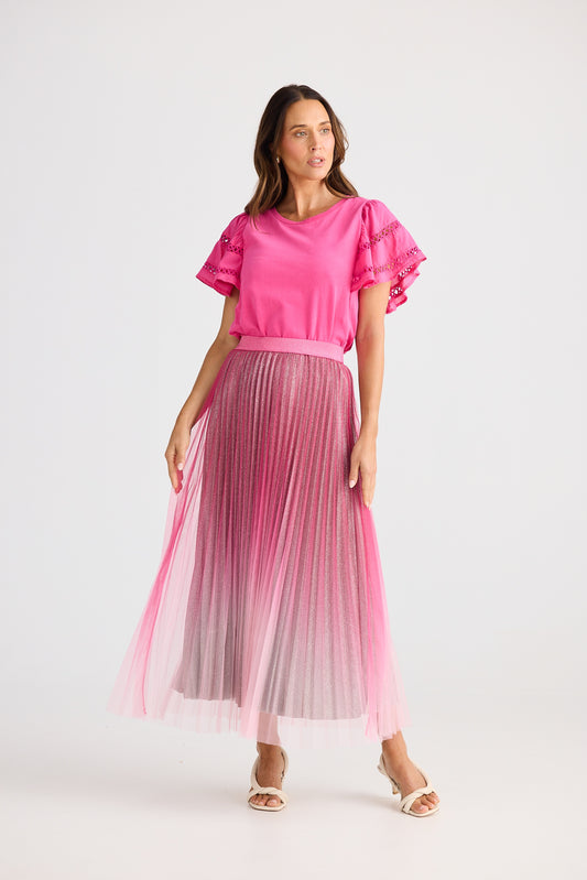 West End Skirt (Hot Pink Ombre)