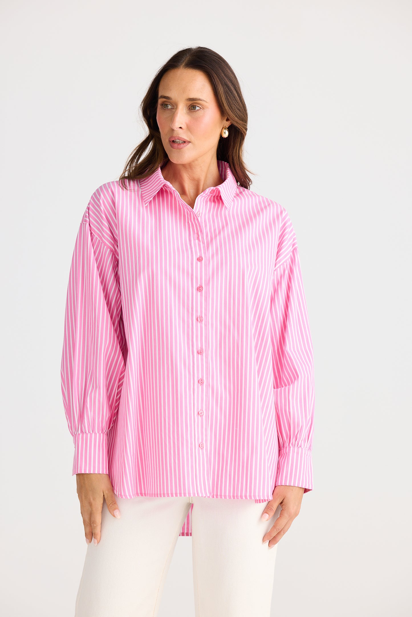 Isabel Shirt (Pink Stripe)
