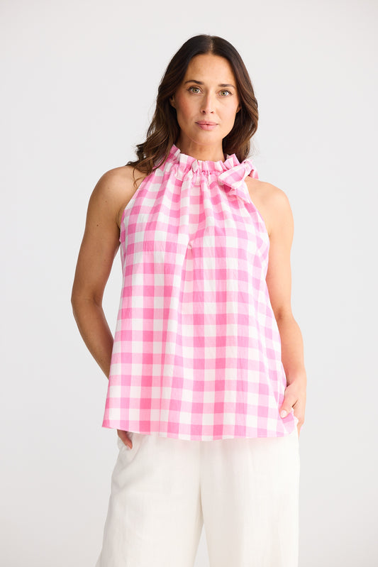 Soul Top (Pink Gingham)