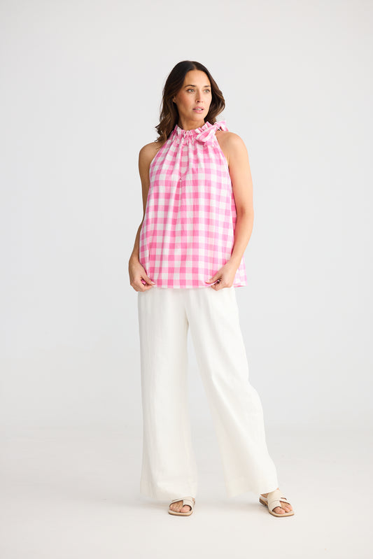 Soul Top (Pink Gingham)