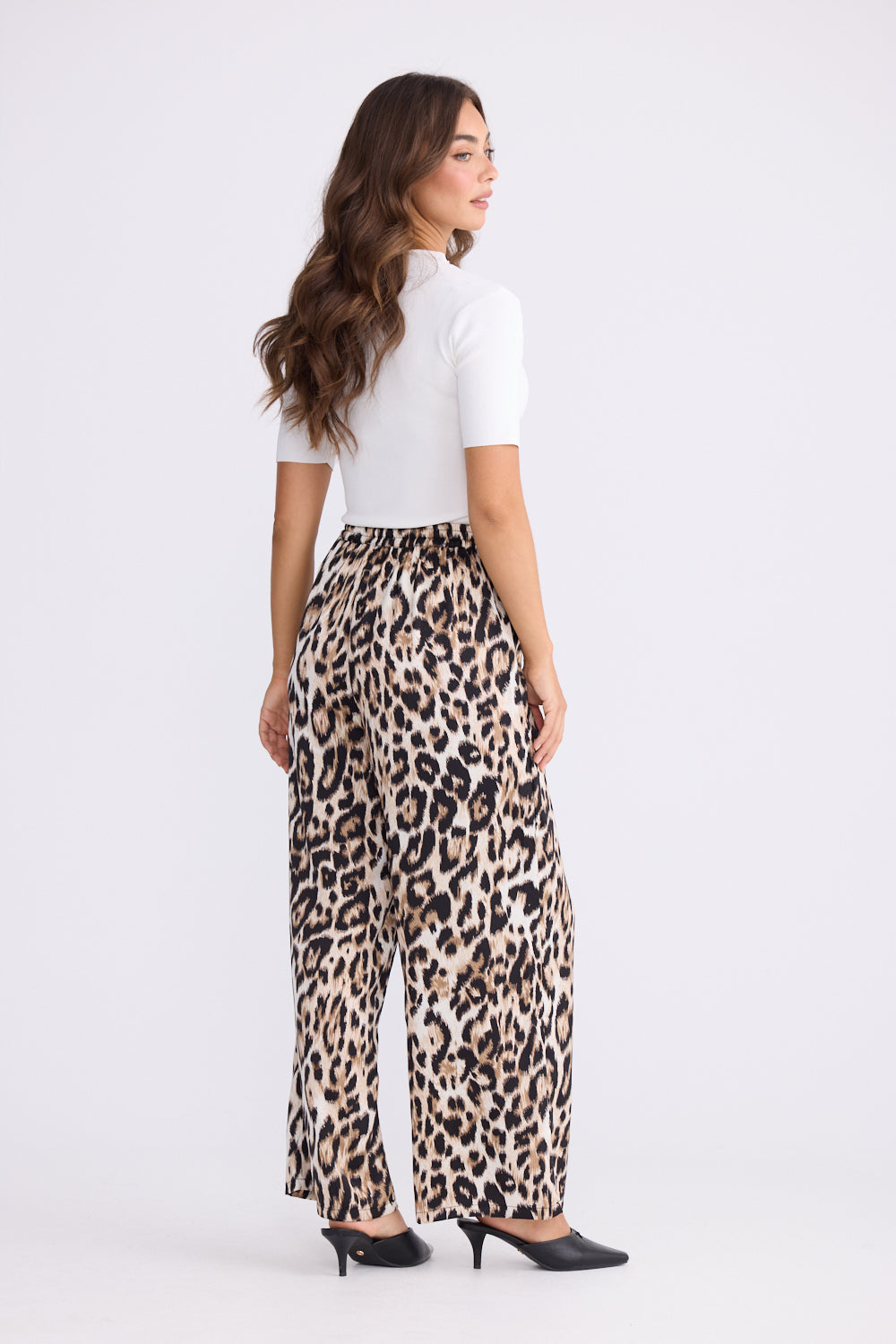 Brave + True Glenda Satin Pant in Leopard Print | Women's Clothing | Gretel Lane