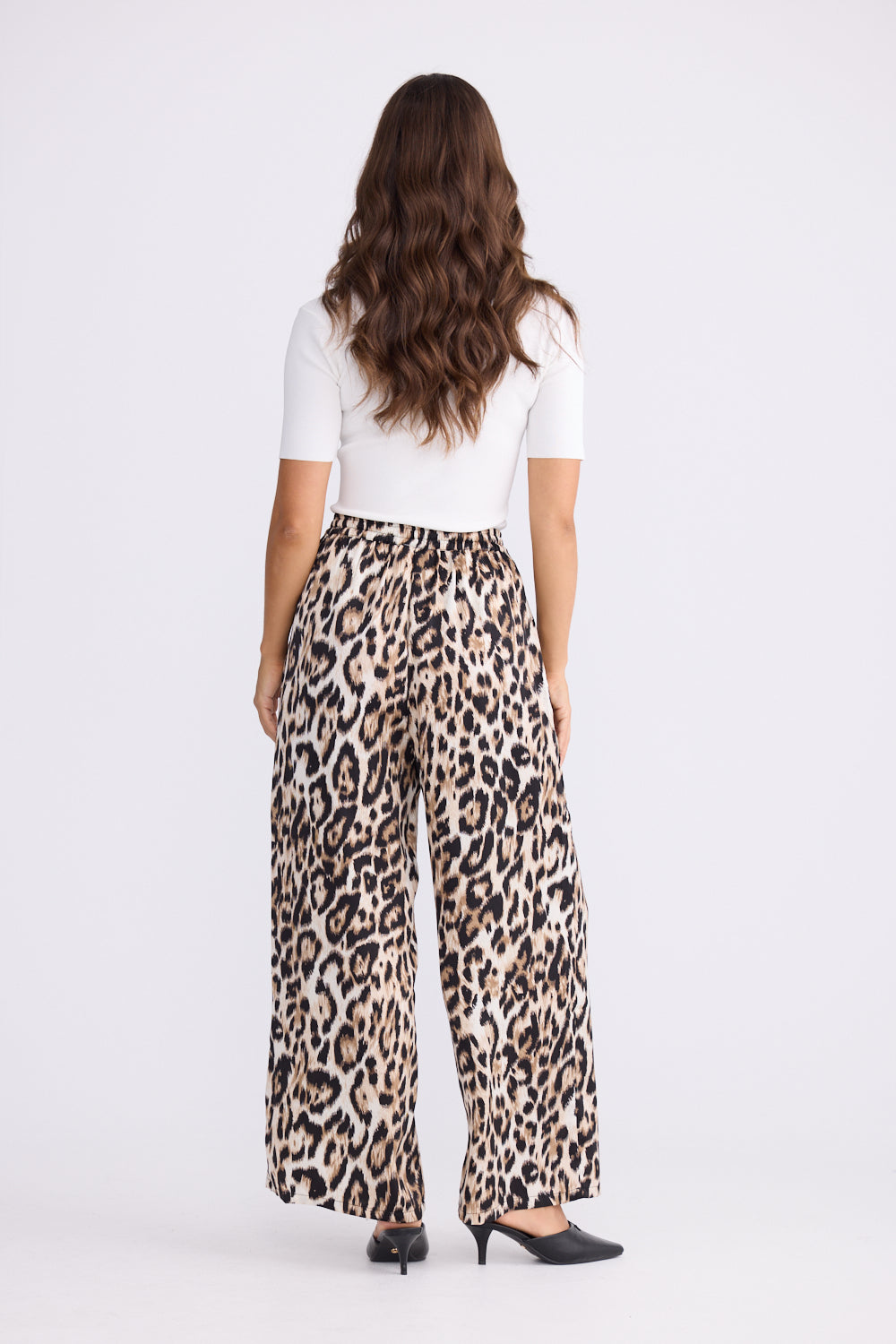 Brave + True Glenda Satin Pant in Leopard Print | Women's Clothing | Gretel Lane