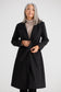 Brave + True Julianne Knee Length Coat in Charcoal | Women's Coats | Gretel Lane