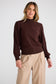 Brave + True Briony Knit Long Sleeve Top in Brown | Women's Clothing | Gretel Lane