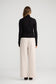 Brave + True Essential Long Sleeve Polo Top in Black | Women's Clothing | Gretel Lane