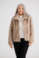 Brave + True Steinway Faux Fur Jacket in Taupe | Women's Jackets | Gretel Lane