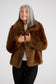 Brave + True Steinway Faux Fur Jacket in Mink | Women's Jackets | Gretel Lane