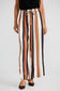 Brave + True Astrid Satin Pant in Tan and Black Stripe | Women's Clothing | Gretel Lane