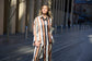 Brave + True Homestead Satin Shirt in Tan and Black Stripe | Women's Fashion | Gretel Lane