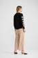 Brave + True Britney V-Neck Knit Jumper in Black Flower | Women's Knitwear | Gretel Lane